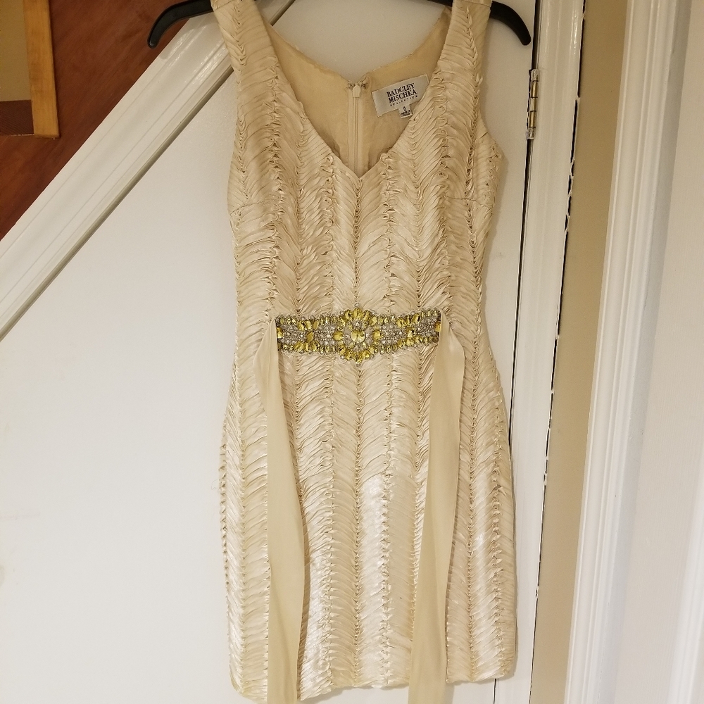 Badgley Mischka Pale Pink Dress